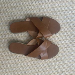 Lulus brown sandals size 10